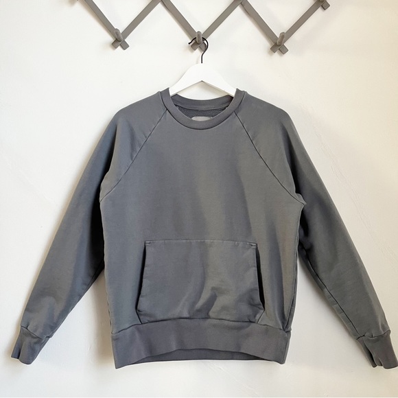 Everlane Other - Everlane Mens The Track Crewneck in Slate